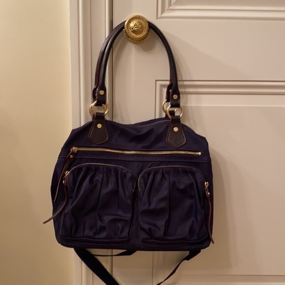 COPY - MZ WALLACE NAVY BELLE BAG